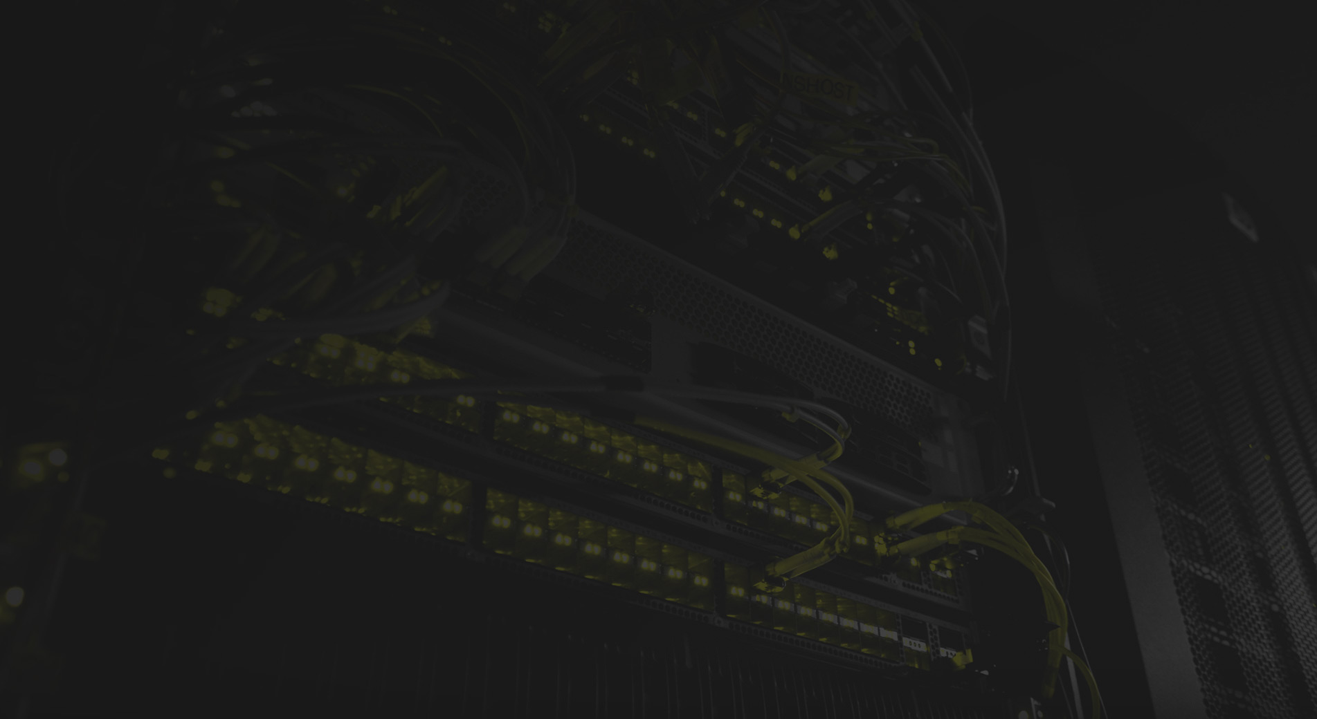 Server racks and cabling